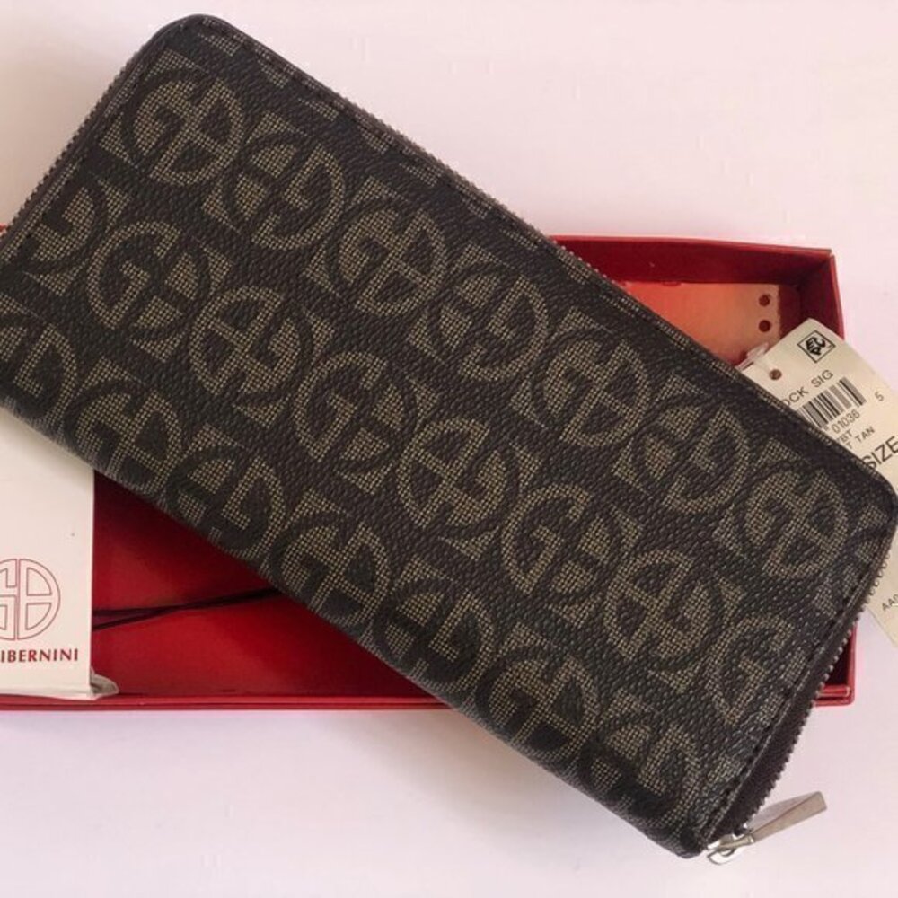 Giani Bernini wallet Clutch zip around Organizer